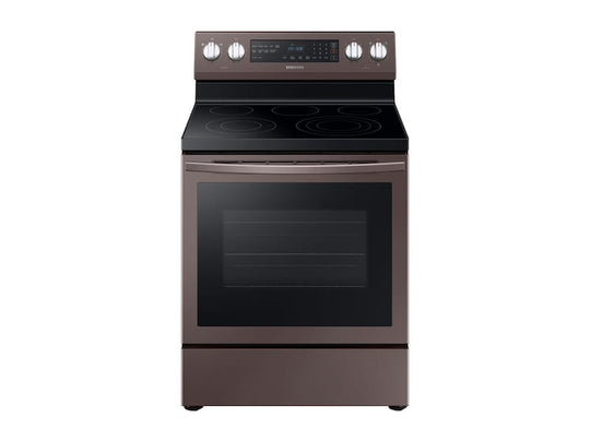 Samsung NE59R6631ST 5.9 Cu. Ft. Freestanding Electric Range With True Convection In Tuscan Stainless Steel