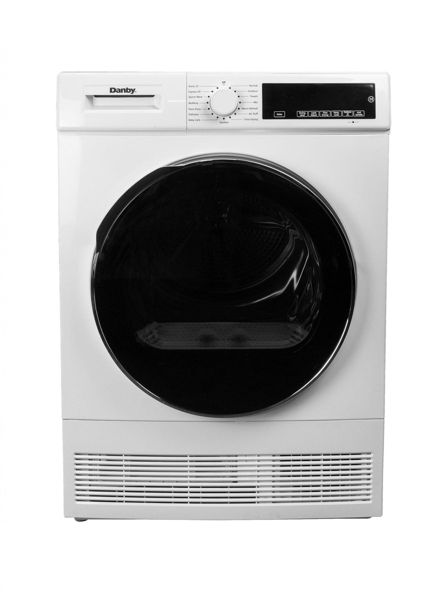 Danby DDY040D4WDB Danby 24-Inch, 4.0 Cu Ft. Compact Condensing Sensor Dryer In White With Stacking Kit