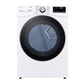 Lg DLEX4000W 7.4 Cu. Ft. Ultra Large Capacity Smart Wi-Fi Enabled Front Load Electric Dryer With Turbosteam™ And Built-In Intelligence