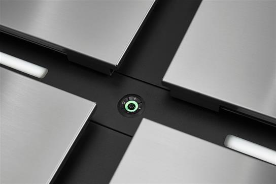 Best Range Hoods CC34IQ63SB Cirrus Grande 63 Inch 800 Max Cfm Brushed Stainless Steel Ceiling Mounted Range Hood With Led Light