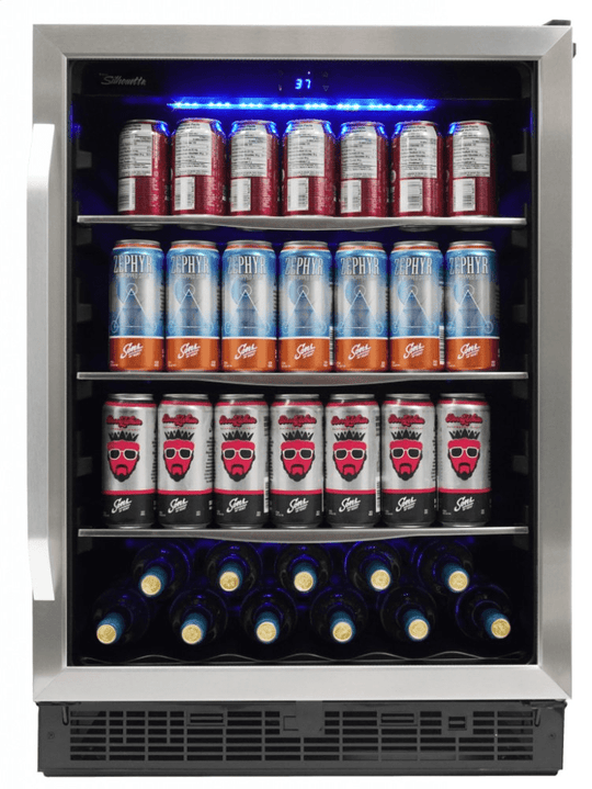 Silhouette SBC057D1BSS Riccotta 24" Single Zone Beverage Center