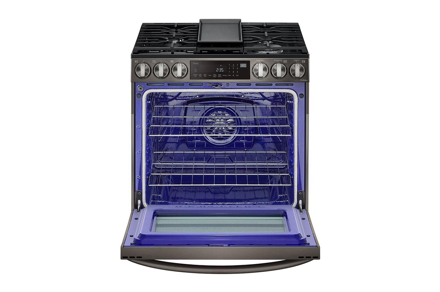 Lg LSDL6336D 6.3 Cu. Ft. Smart Wi-Fi Enabled Probake® Convection Instaview® Dual Fuel Slide-In Range With Air Fry