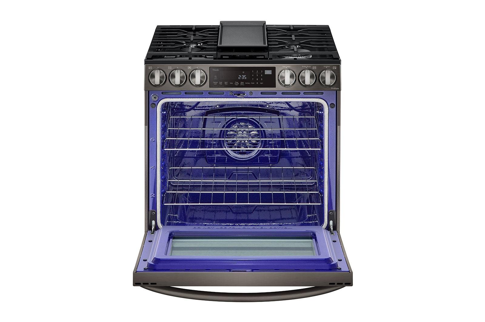 Lg LSDL6336D 6.3 Cu. Ft. Smart Wi-Fi Enabled Probake® Convection Instaview® Dual Fuel Slide-In Range With Air Fry