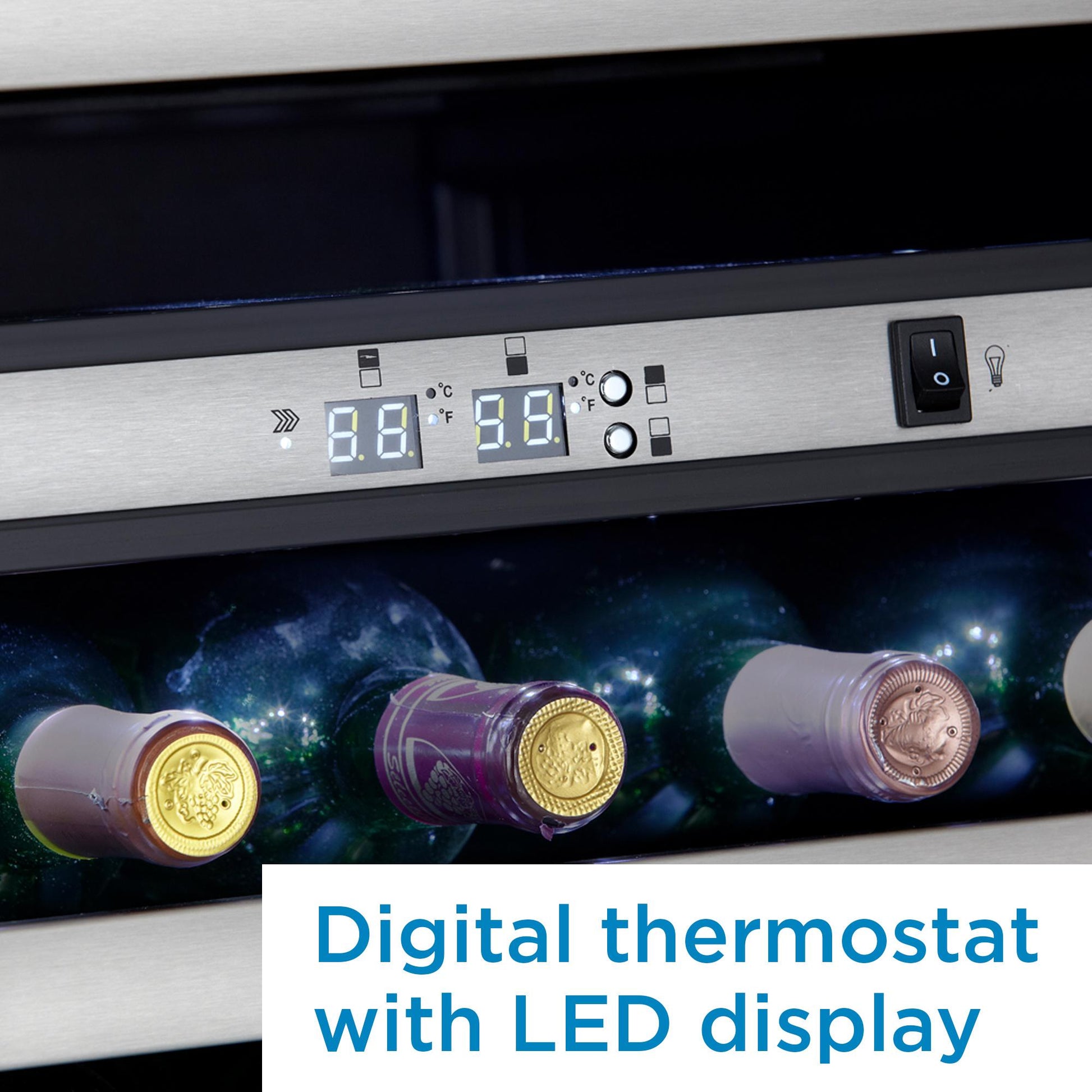 Danby DWC114BLSDD Danby Designer 38 Bottle Wine Cooler