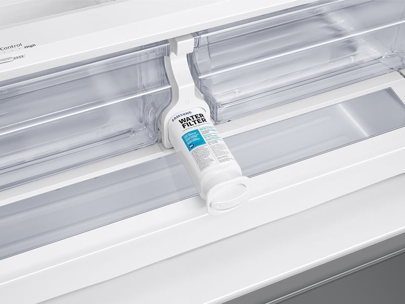 Samsung RF28T5101SR 28 Cu. Ft. Large Capacity 3-Door French Door Refrigerator With Internal Water Dispenser In Stainless Steel