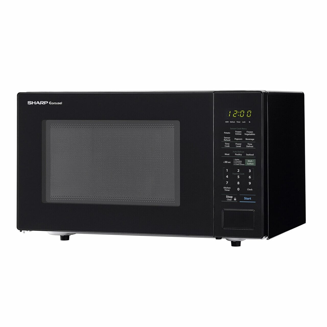 Sharp SMC1441CB 1.4 Cu. Ft. 1000W Sharp Black Countertop Microwave Oven