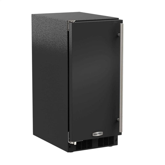 Marvel ML15CPS2LB 15-In Built-In Clear Ice Machine With Arctic White Illuminice With Door Style - Black, Door Swing - Left, Pump - Yes
