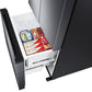 Samsung RF18A5101SG 18 Cu. Ft. Smart Counter Depth 3-Door French Door Refrigerator In Black Stainless Steel