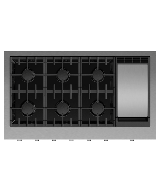 Fisher & Paykel CPV3486GDL Gas Rangetop, 48", Griddle