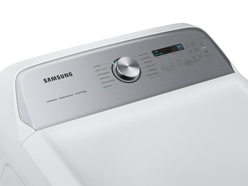 Samsung DVG55CG7100W 7.4 Cu. Ft. Smart Gas Dryer With Steam Sanitize+ In White