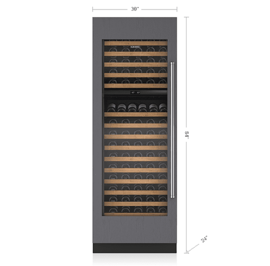 Sub-Zero IW30ALH 30" Designer Wine Storage - Panel Ready