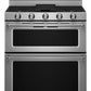 Kitchenaid KFGD500ESS 30-Inch 5 Burner Gas Double Oven Convection Range - Stainless Steel