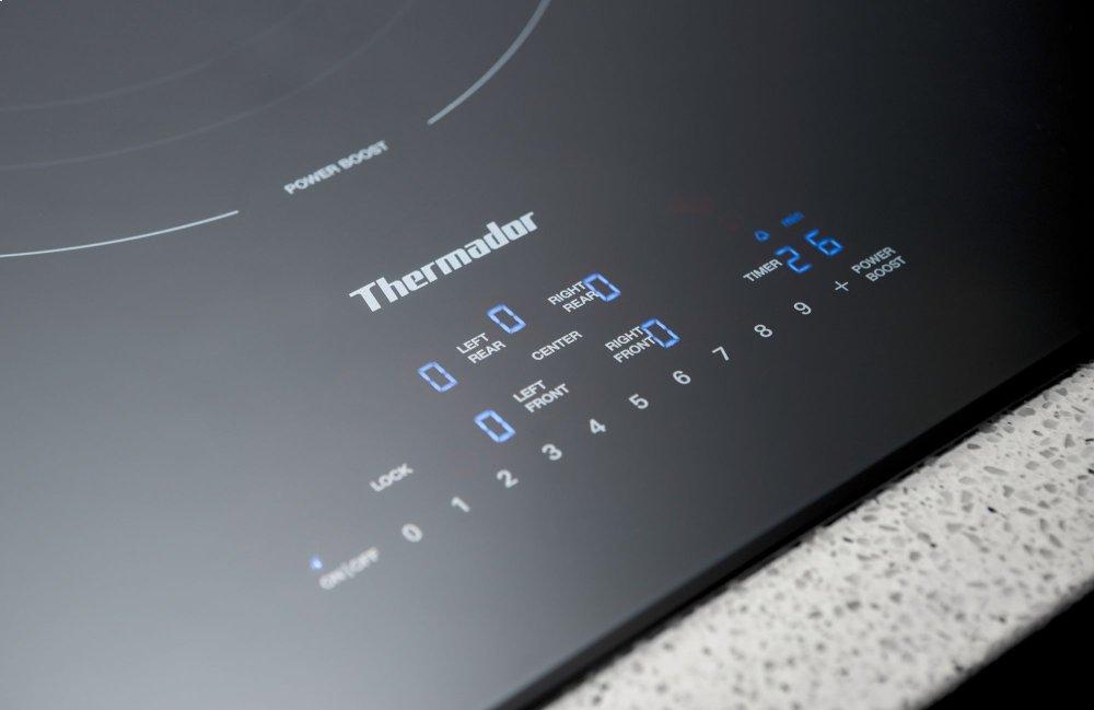 Thermador CIT365YB Induction Cooktop 36'' Black, Surface Mount Without Frame Cit365Yb