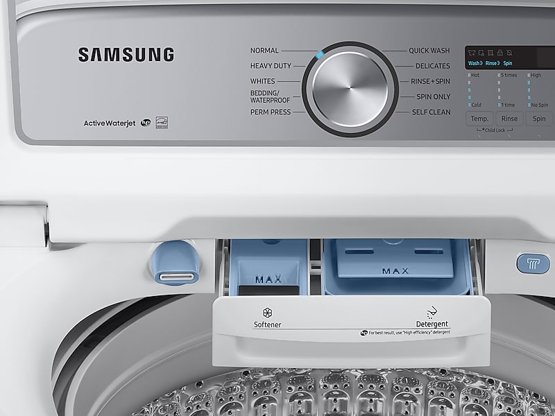 Samsung WA50R5200AW 5.0 Cu. Ft. Top Load Washer With Active Waterjet In White