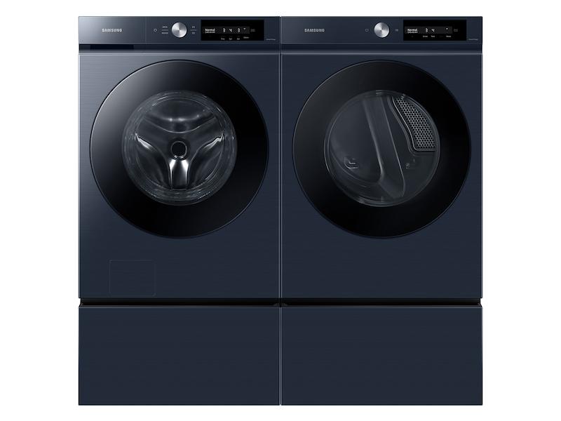 Samsung DVE46BB6700DA3 Bespoke 7.5 Cu. Ft. Large Capacity Electric Dryer With Super Speed Dry And Ai Smart Dial In Brushed Navy