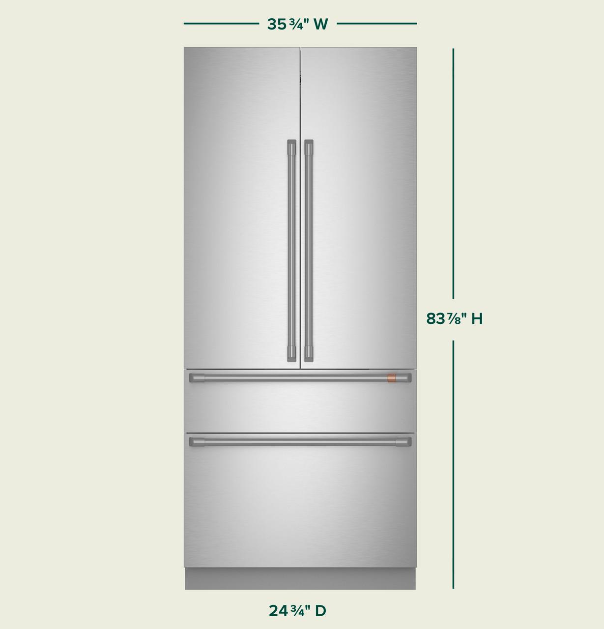 Cafe CIP36NP2VS1 Café™ 36" Integrated French-Door Refrigerator