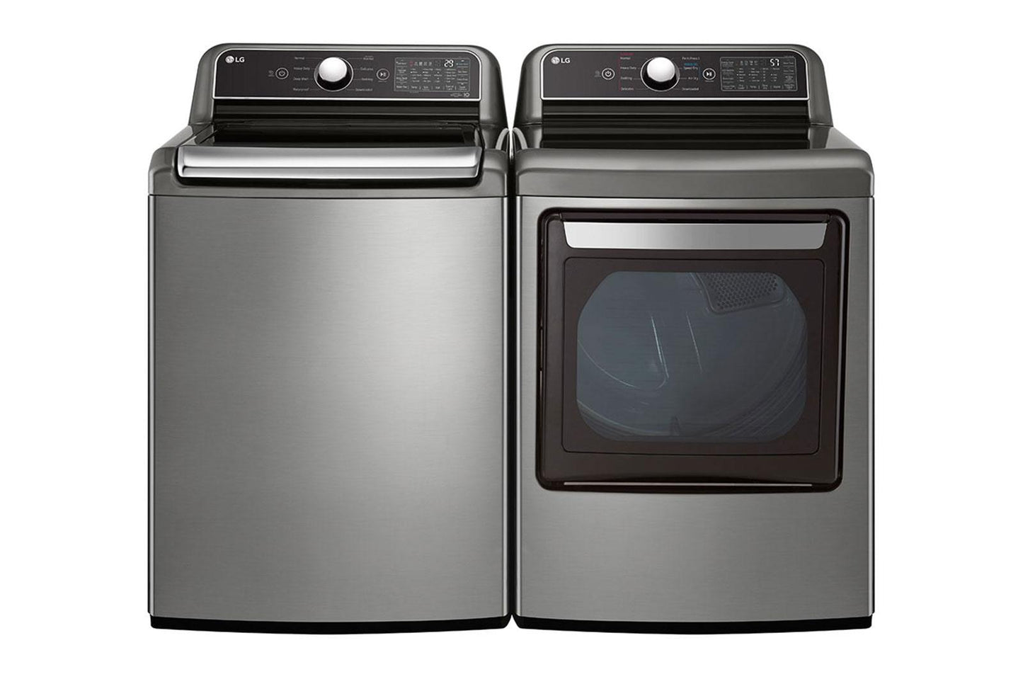 Lg DLE7400VE 7.3 Cu. Ft. Ultra Large Capacity Smart Wi-Fi Enabled Rear Control Electric Dryer With Easyload&#8482; Door
