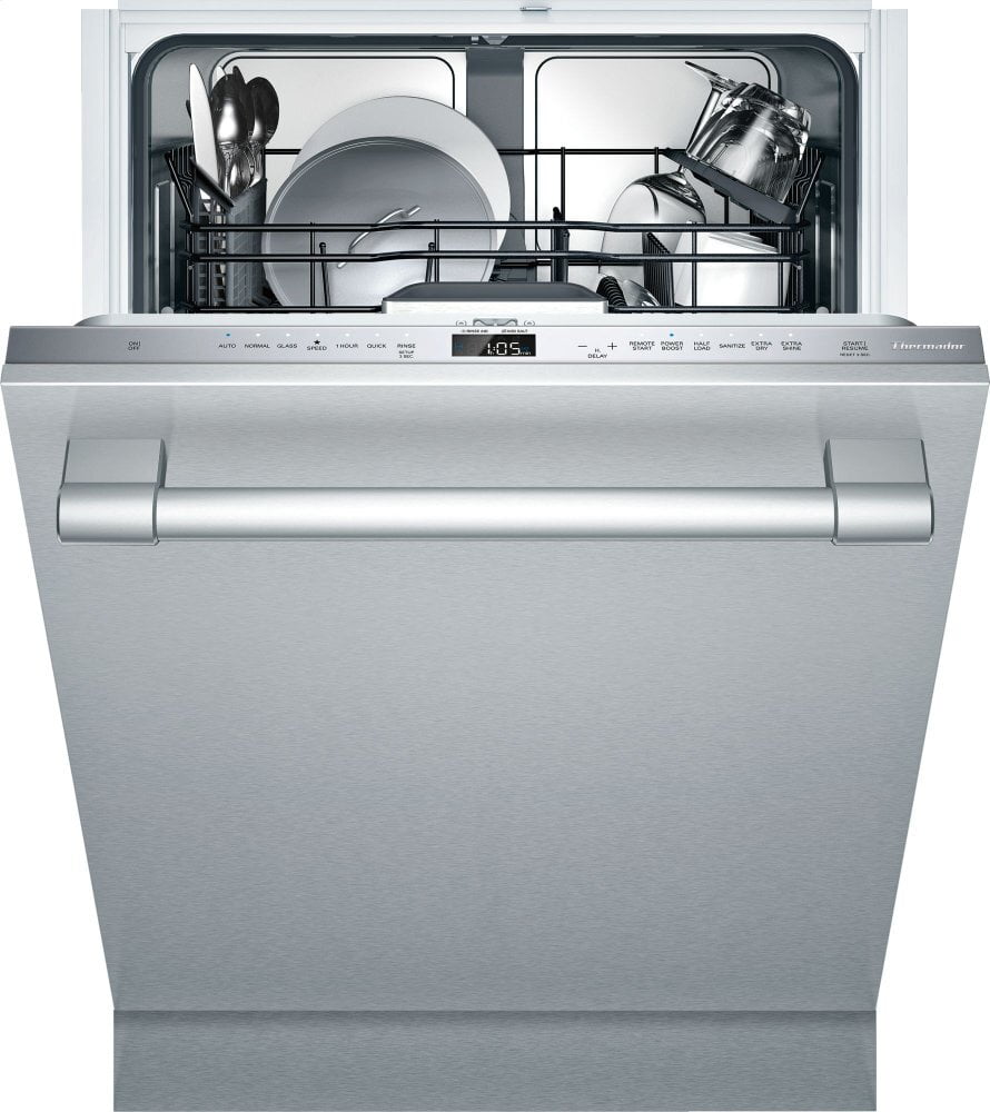 Thermador DWHD771WFP 24-Inch Professional Stainless Steel Glass Care Center Dishwasher