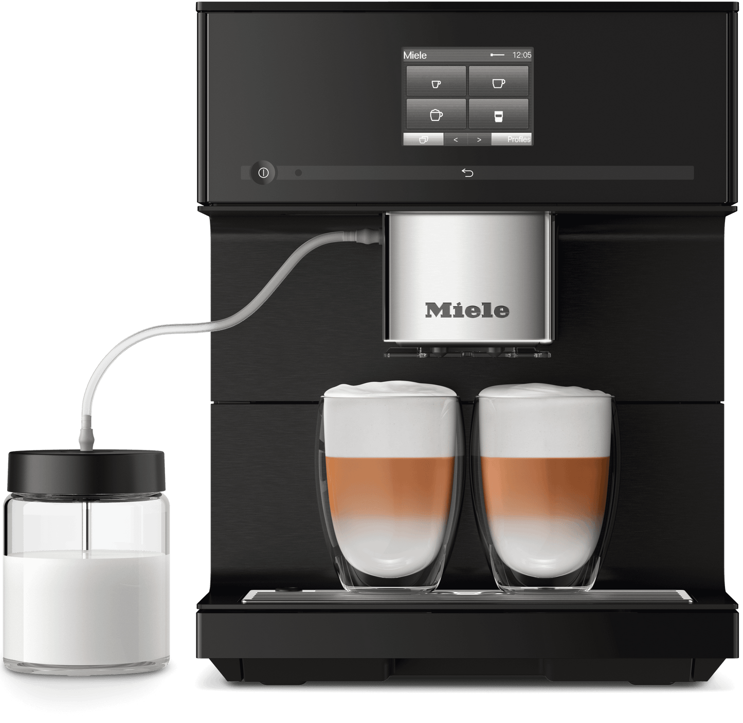 Miele CM7750COFFEESELECTOBSIDIANBLACK Cm 7750 Coffeeselect - Countertop Coffee Machine With Coffeeselect And Autodescale For Maximum Flexibility