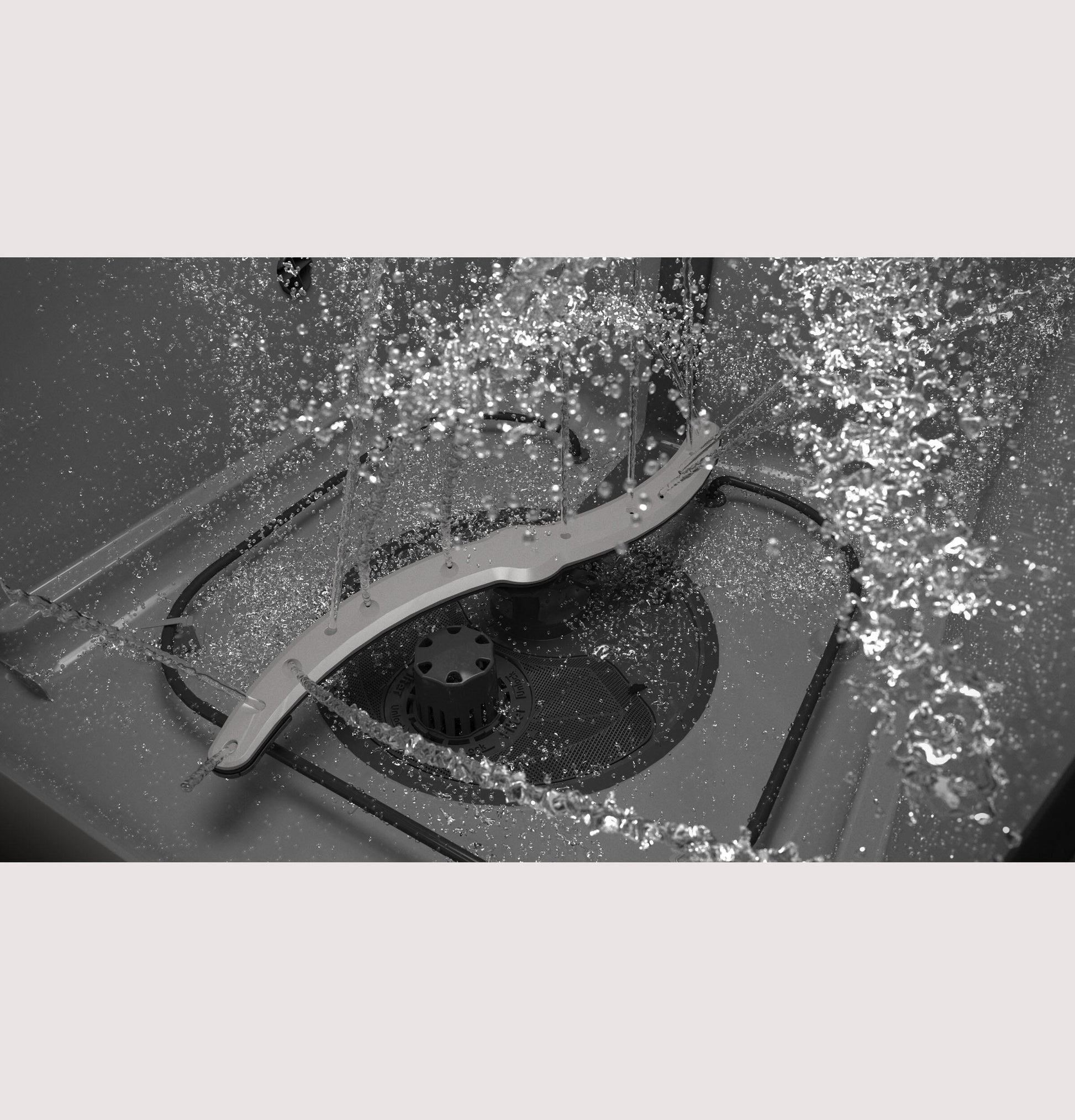 Hotpoint HDF310PGRWW Hotpoint® One Button Dishwasher With Plastic Interior