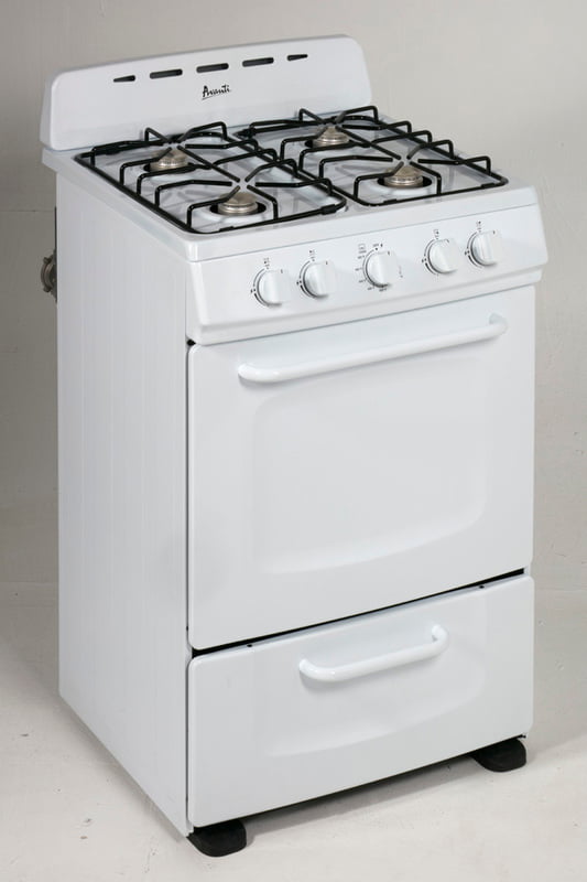 Avanti GRO24P0W 24" Freestanding Gas Range