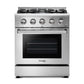 Thor Kitchen HRG3080ULP 30 Inch Professional Gas Range In Stainless Steel - Liquid Propane