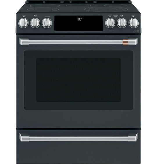 Cafe CES700P3MD1 Café 30" Smart Slide-In, Front-Control, Radiant And Convection Range