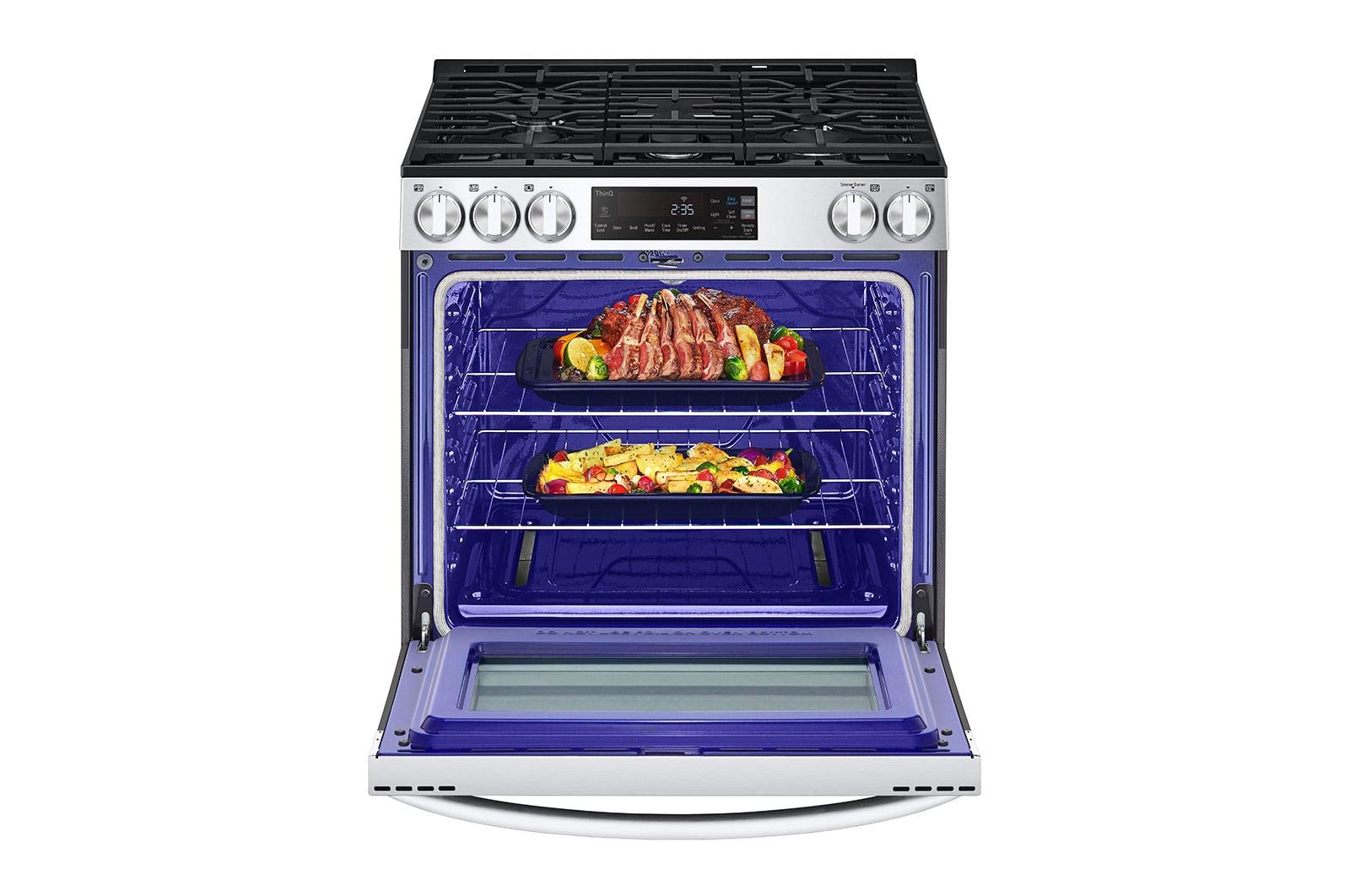 Lg LSGL5831F 5.8 Cu Ft. Smart Wi-Fi Enabled Gas Slide-In Range With Easyclean®