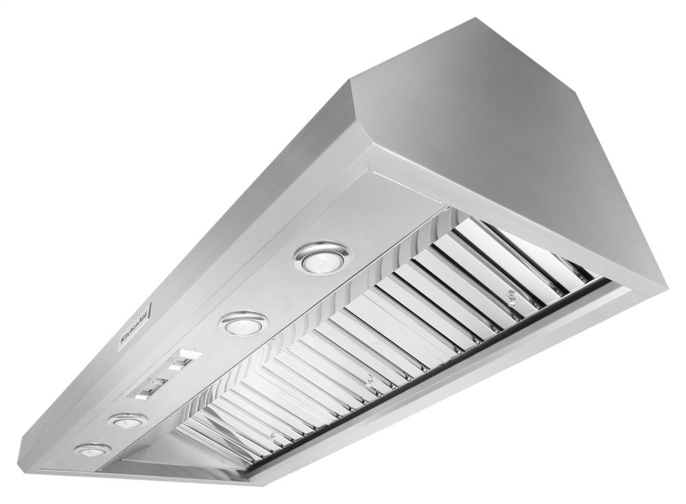 Kitchenaid KVWC908JSS 48'' 585-1170 Cfm Motor Class Commercial-Style Wall-Mount Canopy Range Hood - Stainless Steel