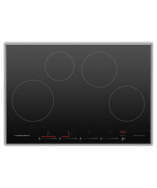 Fisher & Paykel CI304PTX4 Induction Cooktop, 30", 4 Zones