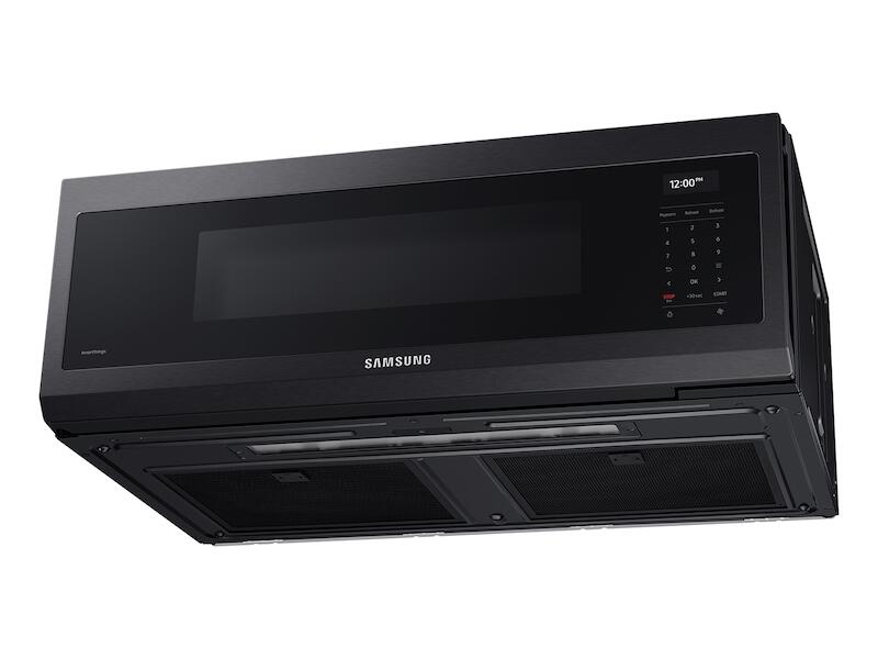 Samsung ME11A7710DG 1.1 Cu. Ft. Smart Slim Over-The-Range Microwave With 550 Cfm Hood Ventilation, Wi-Fi & Voice Control In Black Stainless Steel