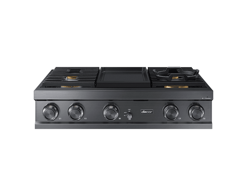 Dacor DTT36M974PM 36" Rangetop, Graphite, Liquid Propane