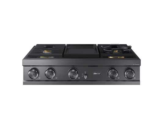 Dacor DTT36M974HM 36" Rangetop, Graphite, High Altitude Natural Gas