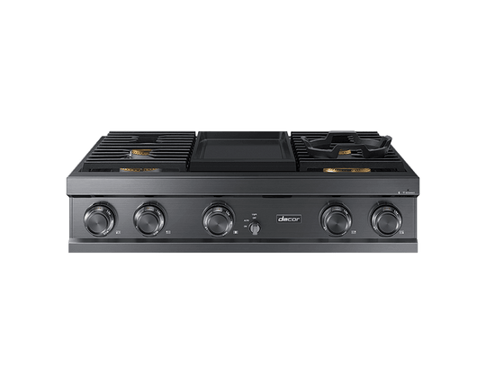 Dacor DTT36M974HM 36" Rangetop, Graphite, High Altitude Natural Gas