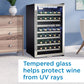 Danby DWC114BLSDD Danby Designer 38 Bottle Wine Cooler