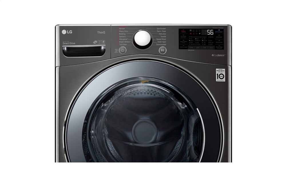 Lg WM3998HBA 4.5 Cu.Ft. Smart Wi-Fi Enabled All-In-One Electric Washer/Dryer With Turbowash® Technology
