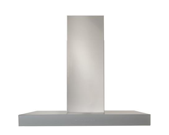 Best Range Hoods WCB3I36SBS Ispira 36-In. 650 Max Cfm Stainless Steel Chimney Range Hood With Purled™ Light System And Brushed Grey Glass