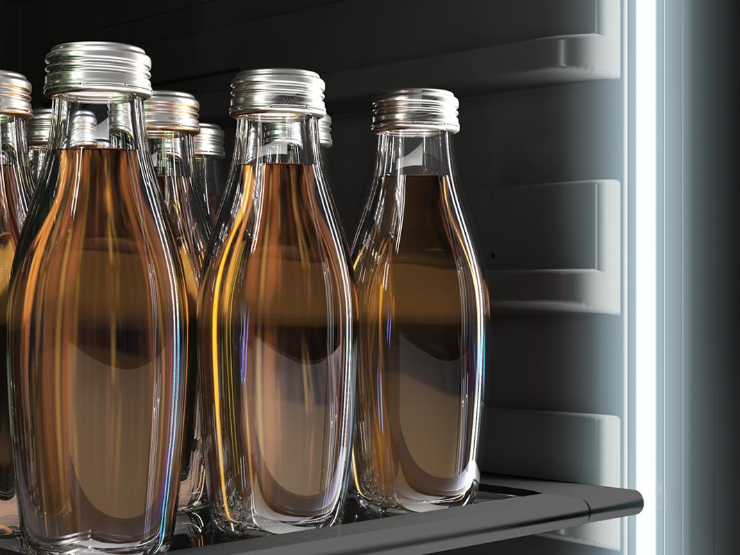 Zephyr PRB24C01CBSG 24" Black Stainless Single Zone Beverage Cooler