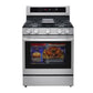 Lg LRGL5825F 5.8 Cu Ft. Smart Wi-Fi Enabled True Convection Instaview® Gas Range With Air Fry