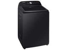 Samsung WA49B5105AV 4.9 Cu. Ft. Large Capacity Top Load Washer With Activewave™ Agitator And Deep Fill In Brushed Black