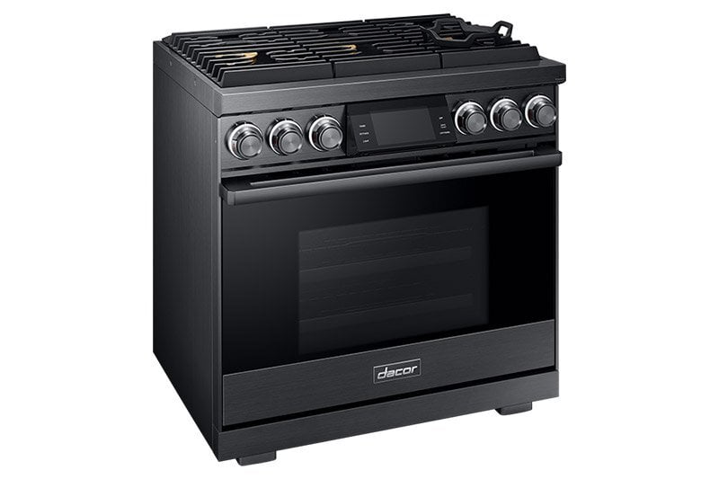 Dacor DOP36M96GLM 36" Pro Gas Range, Graphite Stainless Steel, Natural Gas