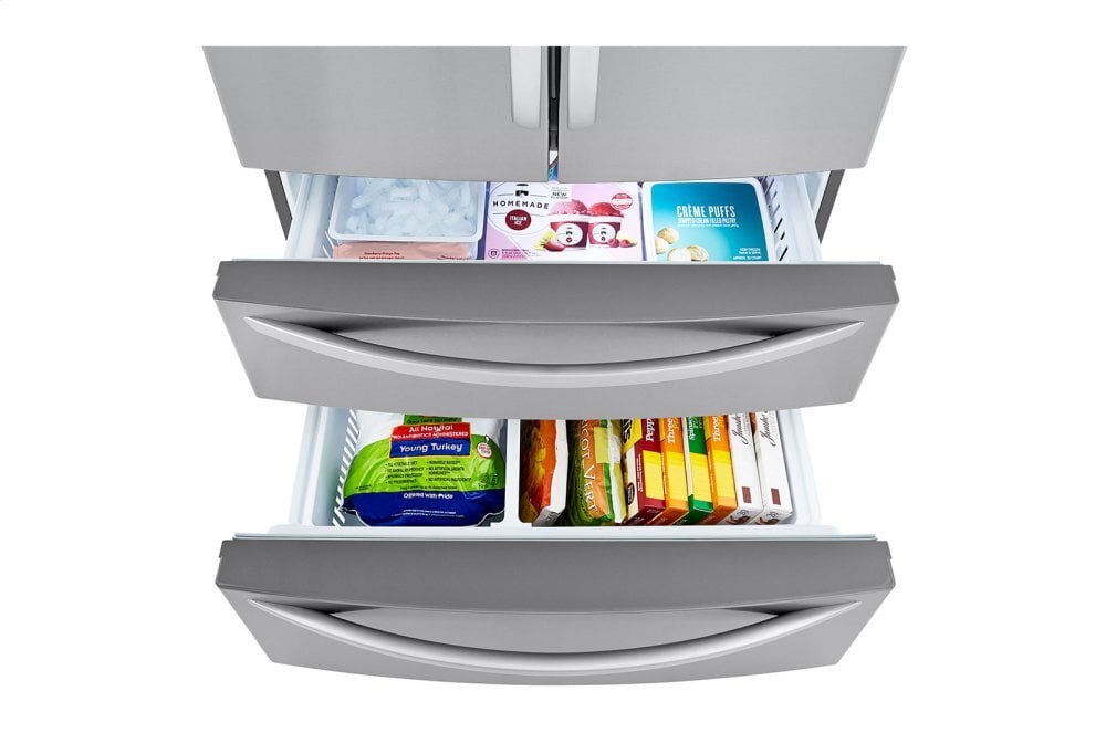 Lg LMWC23626S 23 Cu. Ft. French Door Counter-Depth Refrigerator