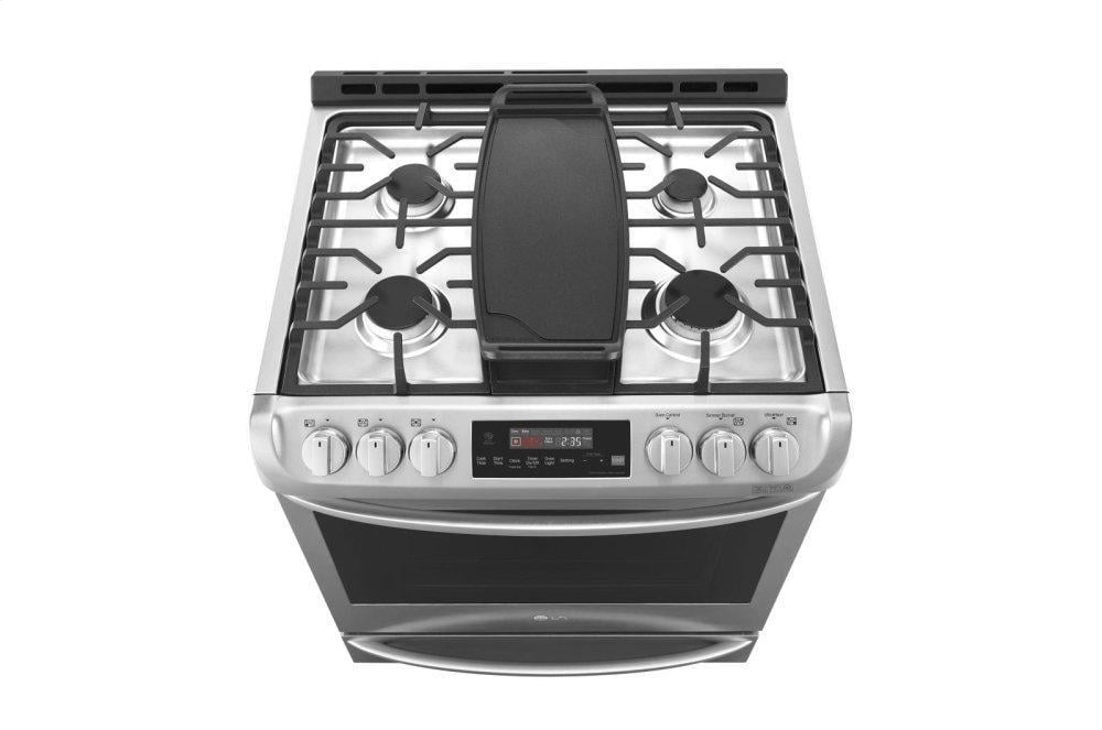 Lg LSG4515ST 6.3 Cu. Ft. Smart Wi-Fi Enabled Gas Single Oven Slide-In Range With Probake Convection®