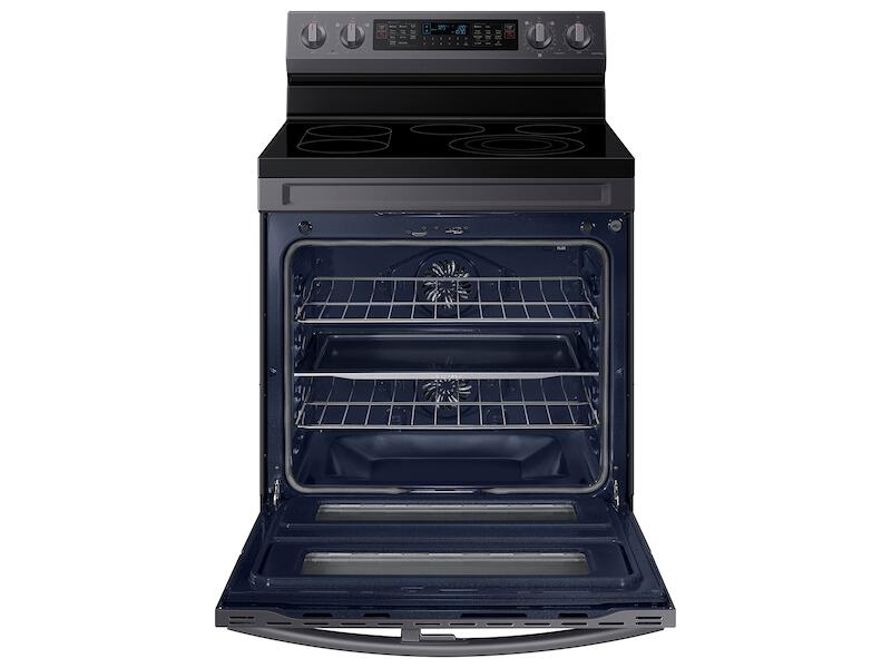Samsung NE63A6751SG 6.3 Cu. Ft. Smart Freestanding Electric Range With Flex Duo&#8482;, No-Preheat Air Fry & Griddle In Black Stainless Steel