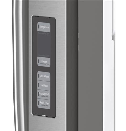 Ge Appliances GWE23GYNFS Ge® Energy Star® 23.1 Cu. Ft. Counter-Depth Fingerprint Resistant French-Door Refrigerator