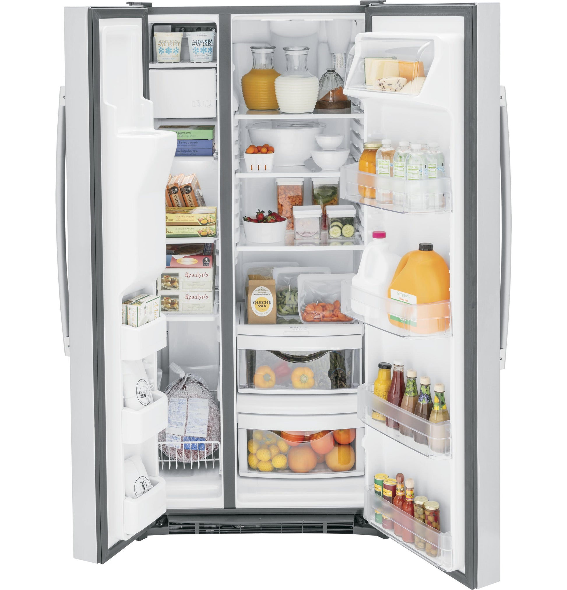 Ge Appliances GSS23GYPFS Ge® 23.0 Cu. Ft. Side-By-Side Refrigerator