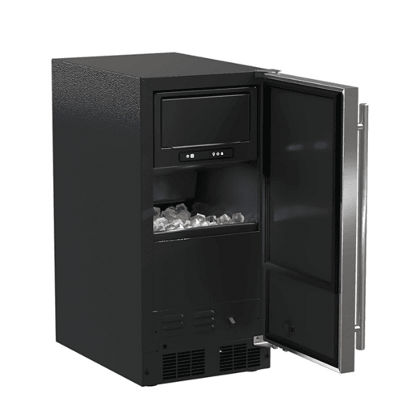 Marvel MACL215SS01A 15-In Low Profile Built-In Clear Ice Machine, Gravity Drain Application With Door Style - Stainless Steel