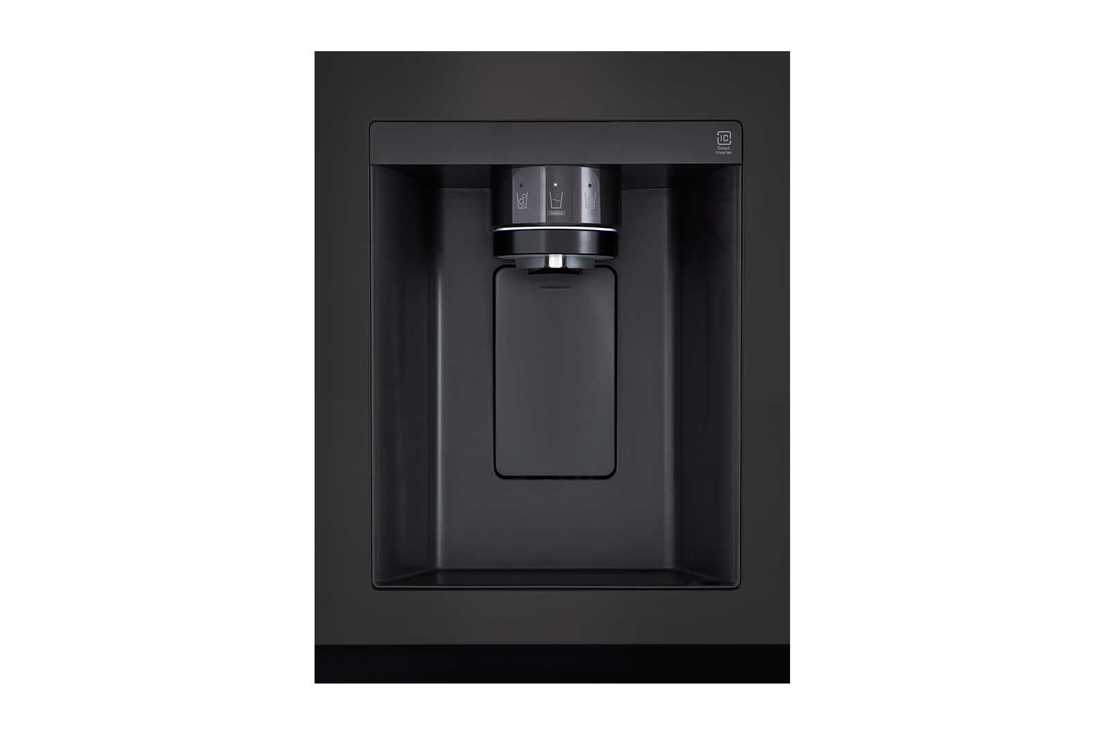 Lg LRSXS2706B 27 Cu. Ft. Side-By-Side Refrigerator With Smooth Touch Ice Dispenser