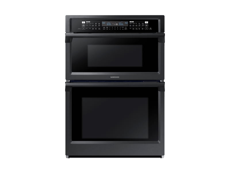 Samsung NQ70M6650DG 30" Microwave Combination Wall Oven In Black Stainless Steel