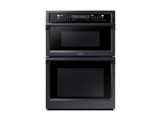 Samsung NQ70M6650DG 30" Microwave Combination Wall Oven In Black Stainless Steel